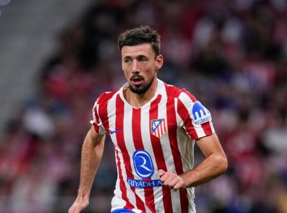 Clement Lenglet, with the t-shirt