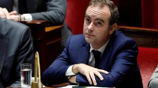 French Prime Minister Sébastien Lecornu attends a debate at the National Assembly.